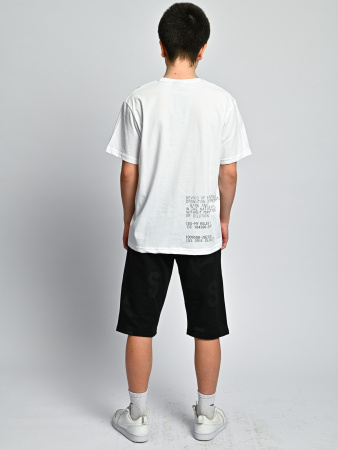 2038 Футболка д/м (белый весь размерный ряд)