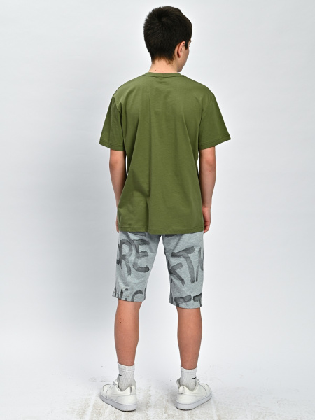 2164 Футболка д/м (хаки весь размерный ряд)