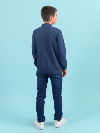 2399 Джемпер/поло д/м (2399-синий-116)