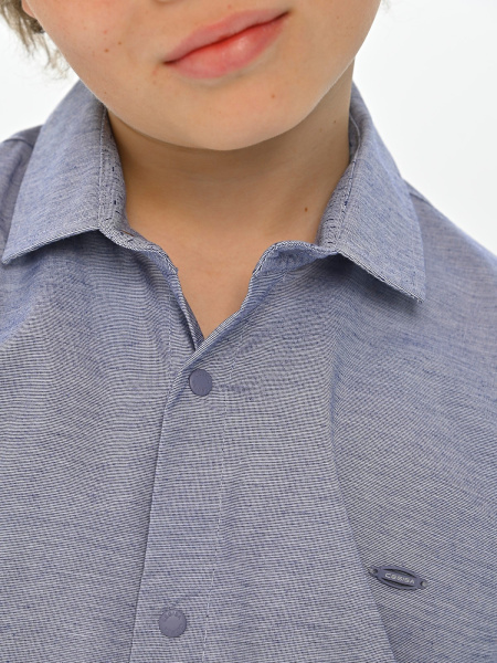 4106 Рубашка к.р. д/м (серый весь размерный ряд)