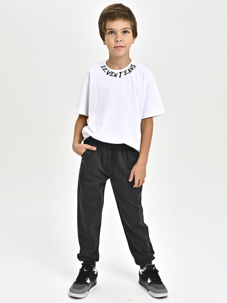 4323-B Брюки спорт д/м (антрацит весь размерный ряд)