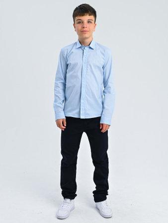 2356 Рубашка дл.р. д/м (светло-голубой весь размерный ряд)