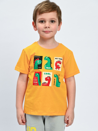 2317 Футболка д/м (оранжевый весь размерный ряд)