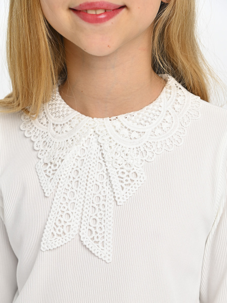 2419KG Блузка дл.р.  (белый весь размерный ряд)