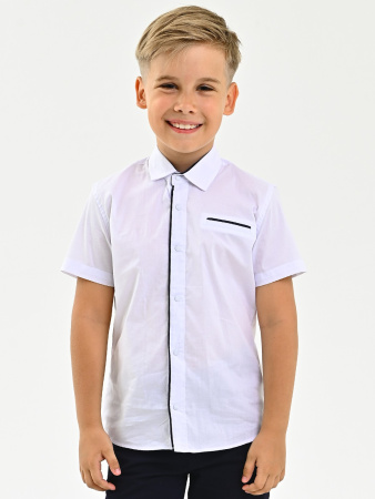 2654 Рубашка к.р. д/м (белый весь размерный ряд)