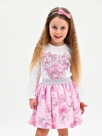 2765 Костюм д/д (крем/розовый размер 1г)