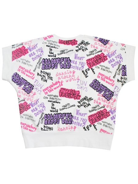 10463 Футболка д/д (белый весь размерный ряд)