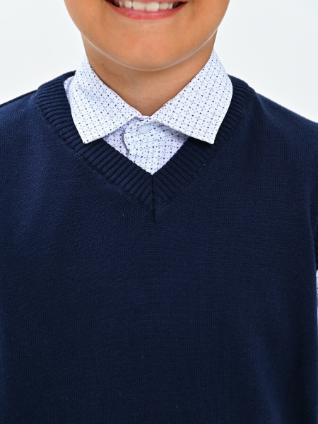 2479 Жилет д/м (2479-т.синий-122)