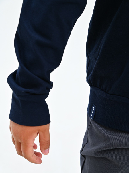 2799 Поло дл.р. д/м (батал) (темно-синий весь размерный ряд)