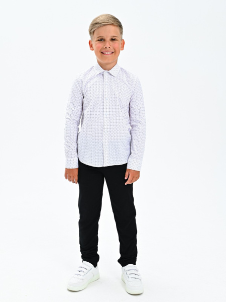 2588 Рубашка дл.р. д/м (белый,бордо весь размерный ряд)