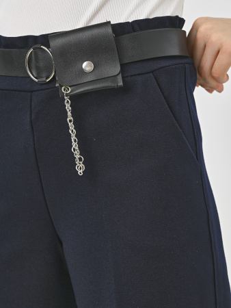 210K Брюки палаццо д/д (темно-синий весь размерный ряд)