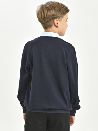 5005 Джемпер/обманка д/м (темно-синий,голубой 134)