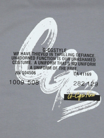 C-0015 Футболка д/м (серый весь размерный ряд)