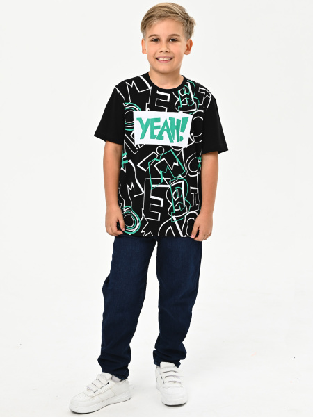 3183 Футболка д/м (черный весь размерный ряд)