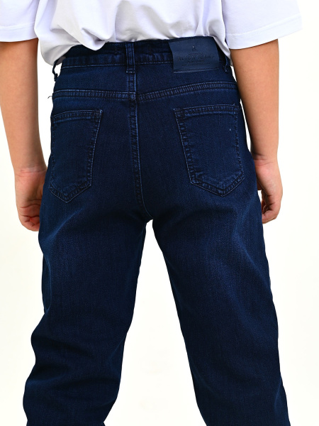 2-1143 Джинсы утепл. д/м (синий весь размерный ряд)