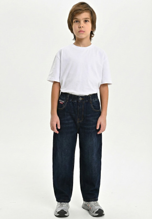 3357-Ch Джинсы утепленные д/м (синий весь размерный ряд)