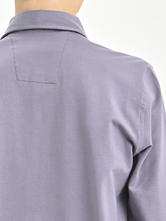 4808 Рубашка трик.(батал) дл.р. д/м (темно-серый весь размерный ряд)