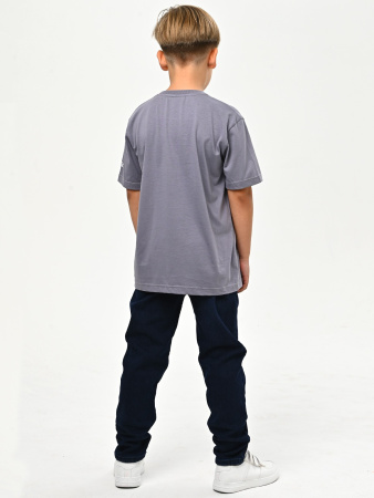 3056 Футболка д/м (серый весь размерный ряд)