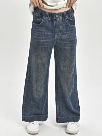 25168-Ch Джинсы д/д (синий весь размерный ряд)