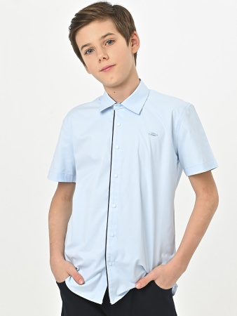 4786 Рубашка к.р. д/м (голубой весь размерный ряд)