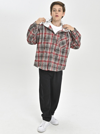 85Q322-Ch Рубашка (красный весь размерный ряд)