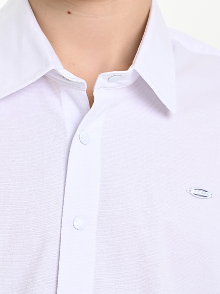 4885 Рубашка дл.р. д/м (белый весь размерный ряд)