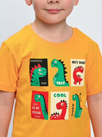 2317 Футболка д/м (оранжевый весь размерный ряд)