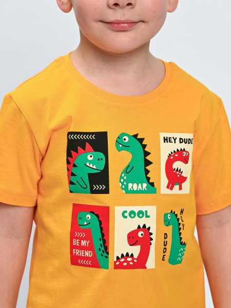 2317 Футболка д/м (оранж размер 98)