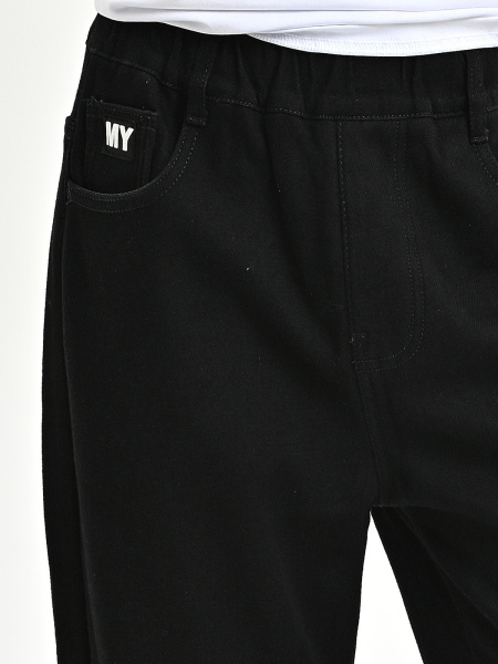 7923-Ch Джинсы утепленные д/м (черный весь размерный ряд)