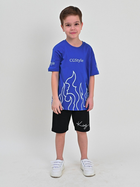 2280 Футболка д/м (индиго весь размерный ряд)