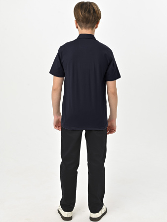 4805 Рубашка трик.(батал) к.р. д/м (темно-синий весь размерный ряд)