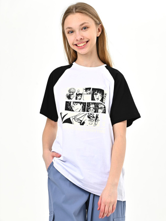 10527 Футболка д/д (белый 146)