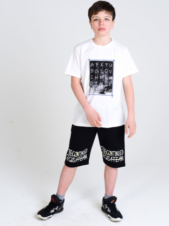 1497 Футболка д/м (белый размер 134)