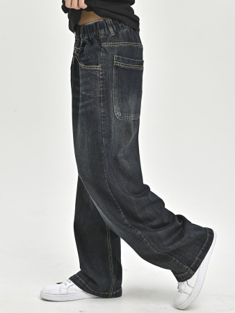 25299-Ch Джинсы д/м (синий весь размерный ряд)