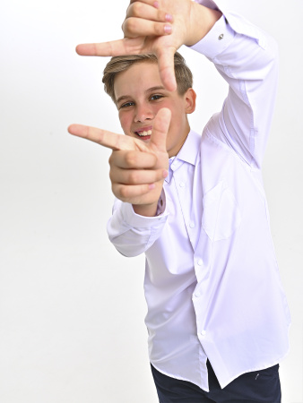 78868-S Рубашка дл.р. д/м (белый 164)