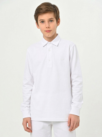 4751 Поло дл.р. д/м (белый весь размерный ряд)