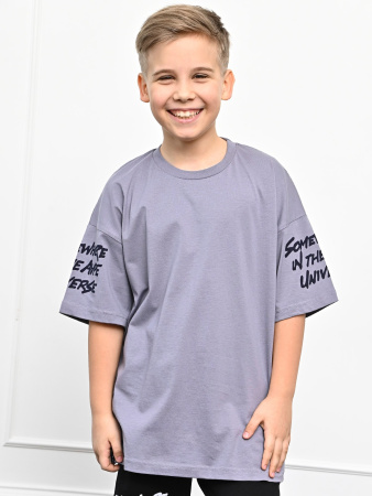 3032 Футболка д/м (серый весь размерный ряд)