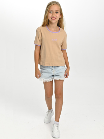 10568 Футболка д/д (бежевый 134)