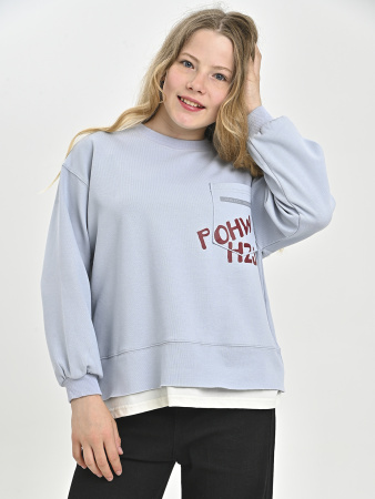 85Q317-Ch Джемпер (светло-голубой 175)