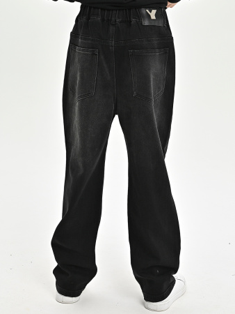 25330-Ch Джинсы д/м (черный весь размерный ряд)