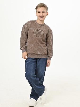 5003-F Толстовка д/м (коричневый 128)