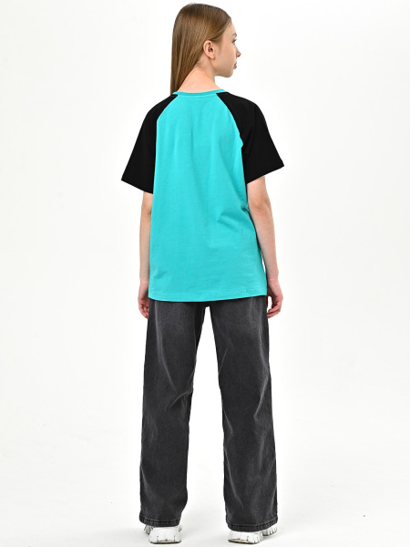 10527 Футболка д/д (изумруд весь размерный ряд)