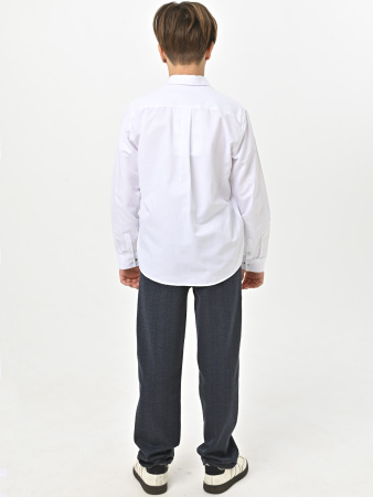 4601 Рубашка (батал) дл.р. д/м (белый весь размерный ряд)