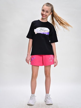 10362 Футболка д/д (черный весь размерный ряд)