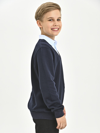 5005 Джемпер/обманка д/м (темно-синий,голубой 134)