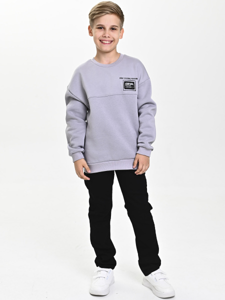 425493 Толстовка утепл. д/м (серый весь размерный ряд)