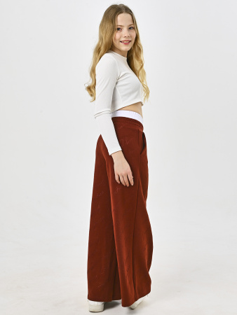 2580KG Брюки д/д (терракотовый весь размерный ряд)