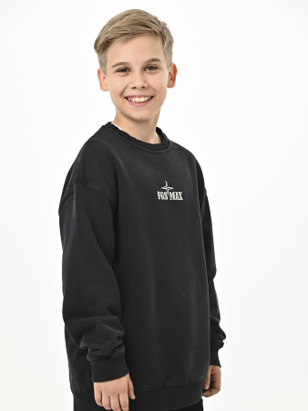 5007-F Толстовка д/м (черный весь размерный ряд)