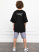 3001 Футболка д/м оверсайз (черный весь размерный ряд)