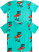 3078 Футболка д/м (изумруд 98)
